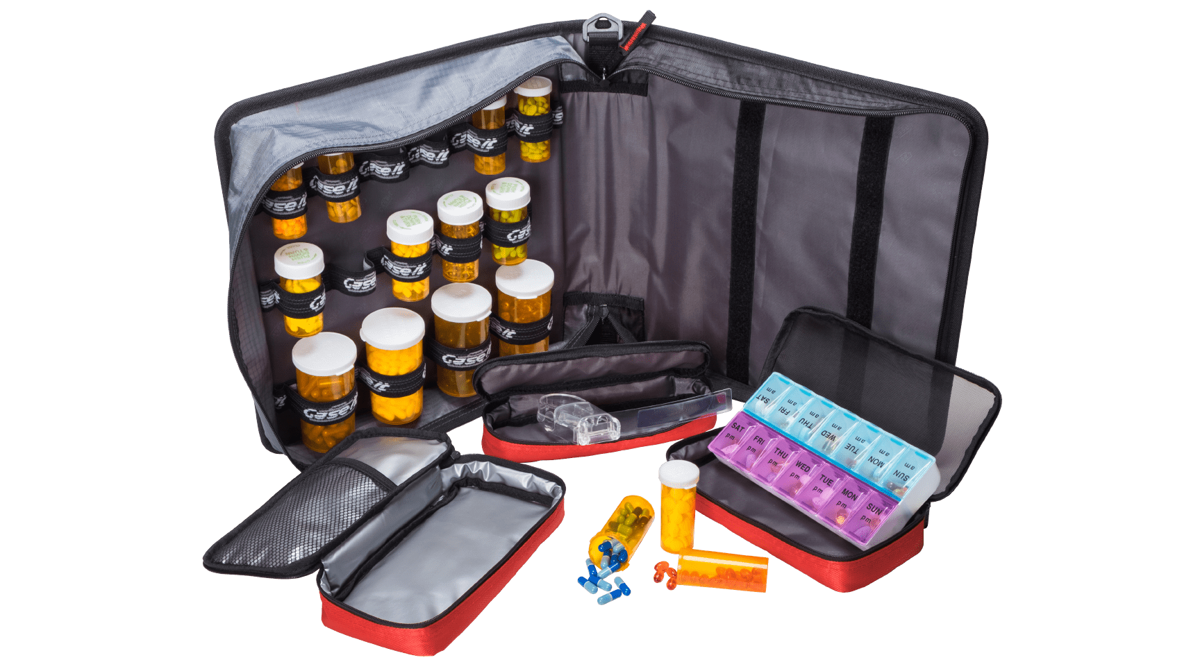 Daily Diabetic Organizer® Case and Mediclip