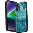 thumbnail image 1 of Compatible with iPhone 14 Pro Phone Case, Marble-Custom23 Case Men Women, Flexible Silicone Shockproof Case for iPhone 14 Pro, 1 of 1