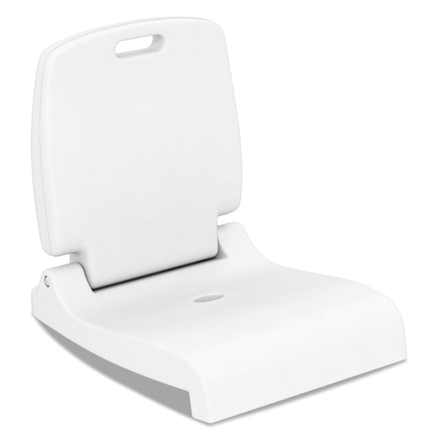 Costway Poolside Chair for Edge of Pool with Back Support & Handles Portable Picnic Chair White