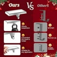 thumbnail image 6 of Christmas Stocking Holders for Mantle Set of 2, Heavy Duty 3D Stocking Stand Weighted Stocking Hooks Christmas Ornaments Decorations for Fireplace Tabletop, 6 of 6