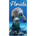 thumbnail image 2 of Island Gear Florida Beach 30x60 Cotton Velour Beach Towel (Florida Manatee), 2 of 2