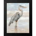 thumbnail image 2 of Harper, Ethan 12x14 Black Modern Framed Museum Art Print Titled - Beach Heron I, 2 of 5