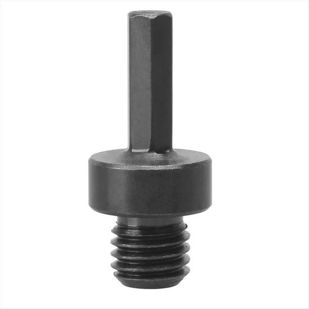 1 Paquete de Adaptador de Broca de Núcleo de Rosca Macho de 5/8 de Pulgada A Vástago Hexagonal de 3/8 de Pulgada