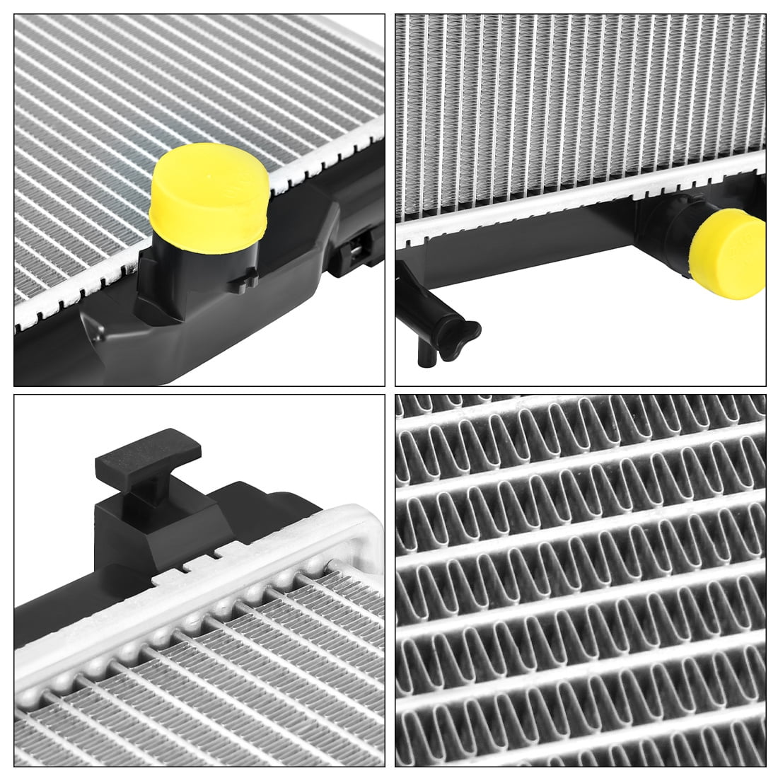 LEDKINGDOMUS Direct Fit Radiator for 2006-2008 Buick Lucerne 3.8L V6 Replaces 8012854 25772258 Aluminum Core and High-Density Fins, Replaces CU2854