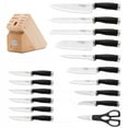thumbnail image 2 of Hampton Forge™ Epicure Stainless Steel Cutlery Set with Block (17-Piece), 2 of 4