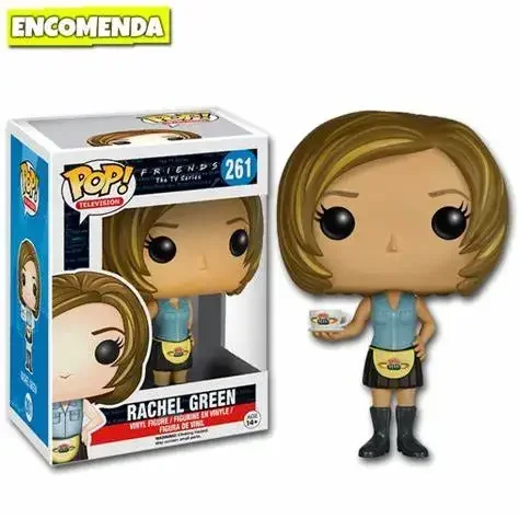 FUNKO pop Friends RACHEL GREEN #261 ROSS GELLER #262 Action Toy Figures Collection Model Vinyl Toys for Children Birthday Gift