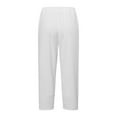 thumbnail image 4 of Mepaouo Women's Wide Leg Pants Casual Loose Yoga Sweatpants High Waisted Pajama Bottom Sizes S-3X, 4 of 7