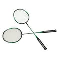 thumbnail image 1 of Badminton Rackets, Lightweight Comfortable Grip Play with Family and Friends, Set of 2 for Training and Recreation with Storage Bag, 1 of 7