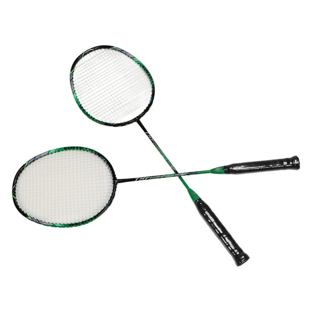 Raquetas De Bádminton De Carbono, Livianas Y Cómodas Con Antiskid, 2 Piezas Para Juego Al Aire En Interiores, Bolsa De Almacenamiento Incluida