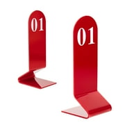 Aspire 10PCS Acrylic Table Numbers, Tent Style Numbers Sign, Double Sided Table Number Card for Restaurant-Black-Number 11to20
