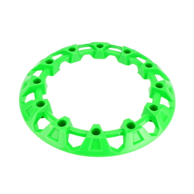 S SERENABLE Protection de Moyeu de Roue de VTT Générique, Décor Pratique pour Pneu de VTT Vert 8 Pouces