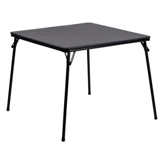 【美品】Cosco ブラウン 正方形 折りたたみテーブル 34インチ COSCO, Folding Card Table, 34