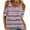 Pink, variant on Uaswgudfs Women's Striped Cold Shoulder Blouse Tee - Casual Basic Loose Fit Short Sleeve Tunic Top