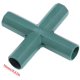 thumbnail image 1 of Conectores de marco Conectores de plástico Conectores Conectores de tubo de ángulo recto Conectores de construcción para invernadero 16mm 4 Way Cross 10pcs, 1 of 2