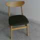 thumbnail image 3 of Fundas de asiento para silla de comedor, elásticas y tapizadas, para cojín de silla de comedor ejercito verde, 3 of 9