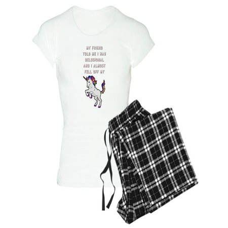 

CafePress - I Almost Fell Off My Unicor - Women s Light Pajamas