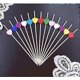 thumbnail image 3 of Cocktail Sticks 100 Counts Wooden Toothpicks Party Supplies frill finger food fruits sandwich nibbles - Multicolors Hearts, 3 of 3