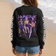 thumbnail image 3 of Pop cazadora para niña Demo-n Sweatshirt Hunters,Rumi,Mire Zoeyy Kids Long Sleeve Sweatshirt,HUNTR/X Print,Girls' Fashion Casual Long Sleeve Printed Crew Neck Sweatshirt Top, 3 of 4