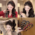 thumbnail image 7 of 2026 New Retro High Skull Pearl Headband, Voluminous Comb Headband With Teeth for Women, Vintage High Cranium Artificial Pearl Hairband, Anti-Slip Wavy Zigzag Headbands (4PC-A), 7 of 7