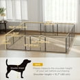thumbnail image 3 of PawHut Dog Pen with Gate, 12 Panels Puppy Playpen Outdoor Indoor, 24"H, 3 of 10