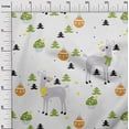 thumbnail image 2 of oneOone Polyester Lycra White Fabric Christmas Sewing Fabric By The Yard Printed Diy Clothing Sewing Supplies 56 Inch Wide, 2 of 4