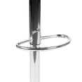 thumbnail image 5 of Home Square 25" to 33" Striped Bar Stool in Black with Chrome Base - Set of 3, 5 of 11