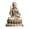 thumbnail image 1 of Escultura coleccionable sentada Sunnimix Buda de latón para el hogar Estatua interior, 1 of 8