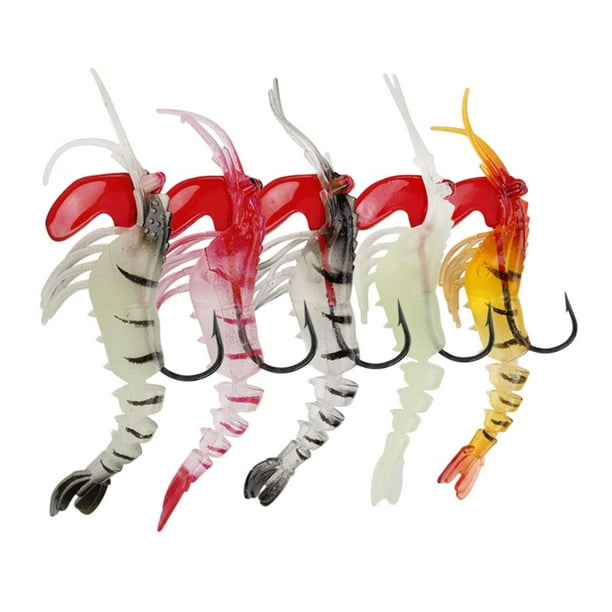 Señuelo de Pesca de Camarón de Articulación Múltiple con Cabeza de de 5