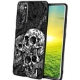 thumbnail image 1 of Compatible with Samsung Galaxy A02S(US Model) Phone Case, Skull-329 Case Silicone Protective for Teen Girl Boy Case for Samsung Galaxy A02S(US Model), 1 of 1