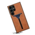 thumbnail image 4 of ELEHOLD for Samsung Galaxy S23 FE,Built-in Back Card Holder Wallet Case PU Leather Slim Thin Shockproof Protective Samsung Galaxy S23 FE Case, Brown, 4 of 5
