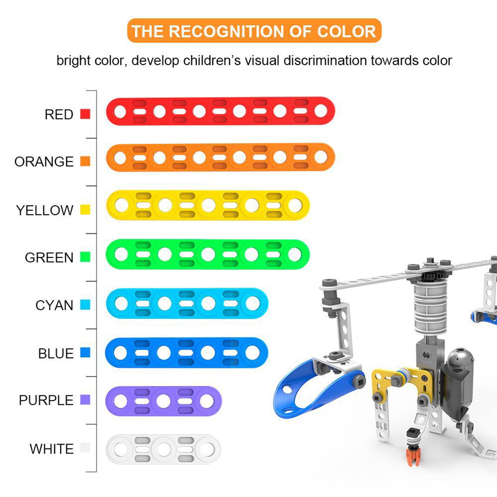 Building Kit Toys, Motorized Erector Sets for Kids Ages 4 5 6 7 8+,STEM Building Toys for Boys Girls 3-5 4-8 5-7 6-8 Year Old, Assembly Car Engineering Kit,Creative Educational Learning Toys