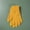 Yellow, variant on Weikingp Warm Gloves Winter Knitted Solid Color Wool Thickened Brushed Five Finger Finger Cycling Warm Gloves (Clearance) A polyester