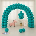 thumbnail image 5 of PMU 11 Inch Round Turquoise Latex Balloon Pkg/50, 5 of 6