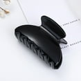 thumbnail image 2 of 5 pinzas para el pelo resistentes y lisas, accesorios para el cabello para mujeres y niñas (negro brillante), 2 of 7