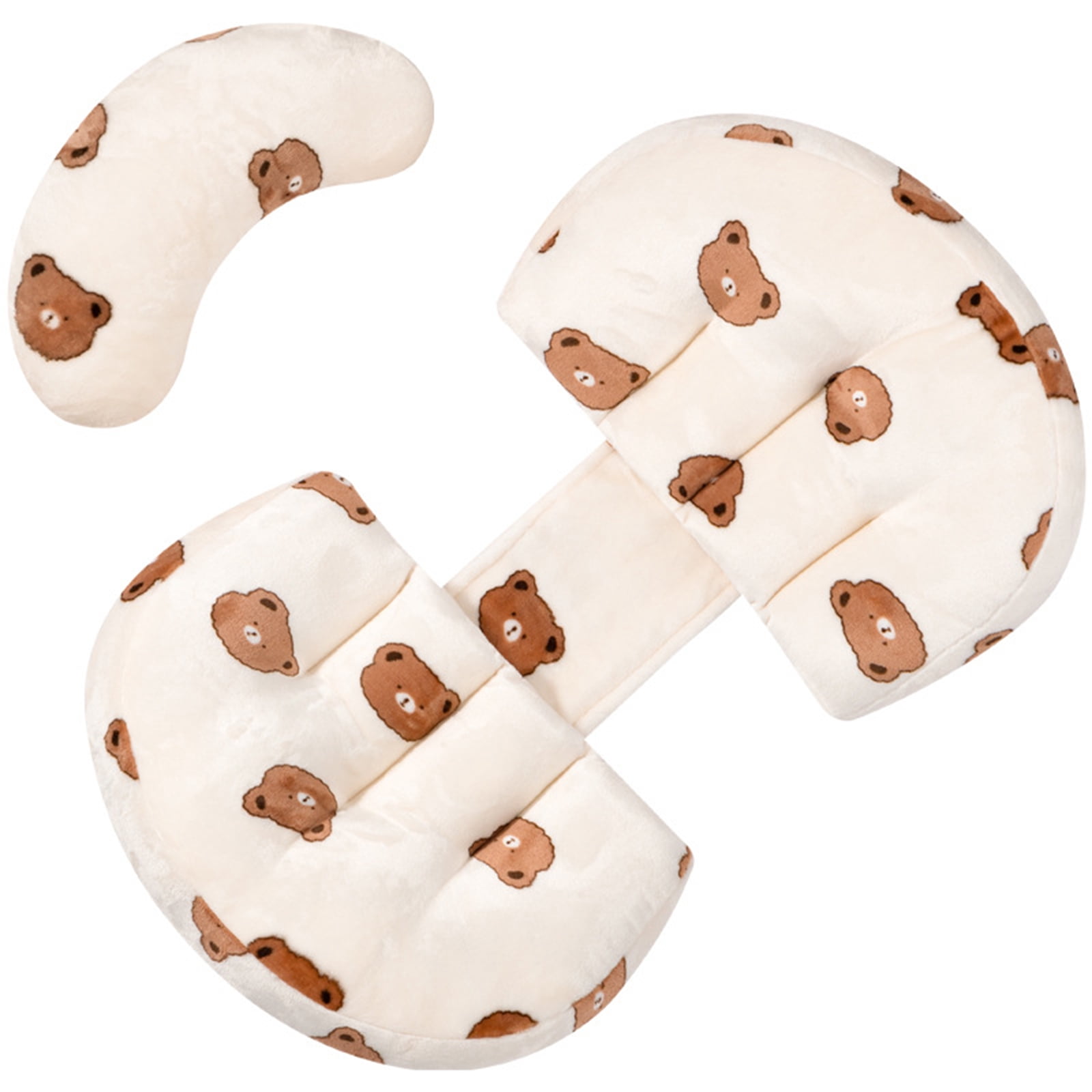 Maternity Pillow for Sleeping Pillows Printed Bear Pattern Body Pillow Sleeping Pillow Support for Back Belly