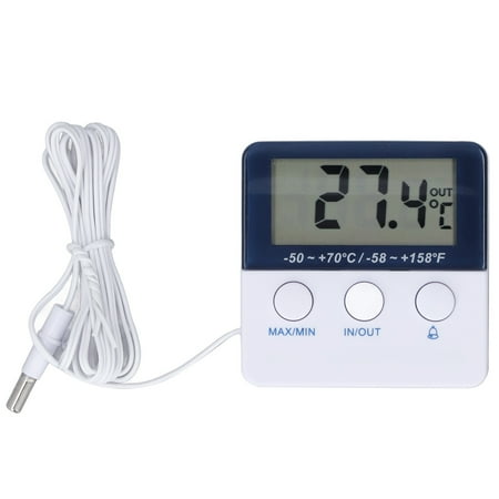 

Indoor Outdoor Thermometer ABS Material Digital Hygrometer Thermometer For Refrigerator Factory