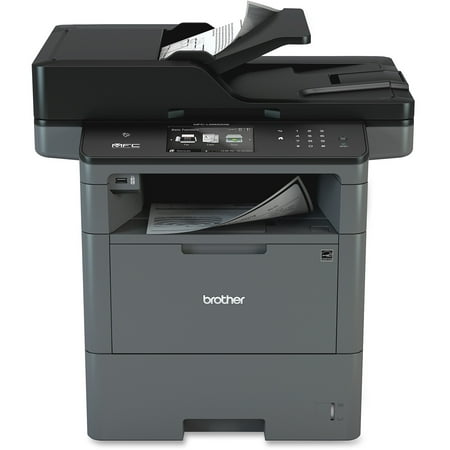 Multifunction Wall Scanner - Brother Monochrome Laser Multifunction All-in-One Printer, MFC-L6800DW, Wireless Networking, Mobile Printing & Scanning, Duplex Print & Scan & Copy