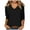 Black, variant on Lixiuxyad Plus Size T Shirts Women T Shirt V Neck Solid Color Casual Summer Basic Top Women Shirt,Green L