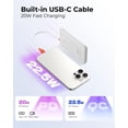 thumbnail image 3 of Cargador portátil VIYISI de 10000 mAh con cable USB-C y pantalla LED, 3 of 8