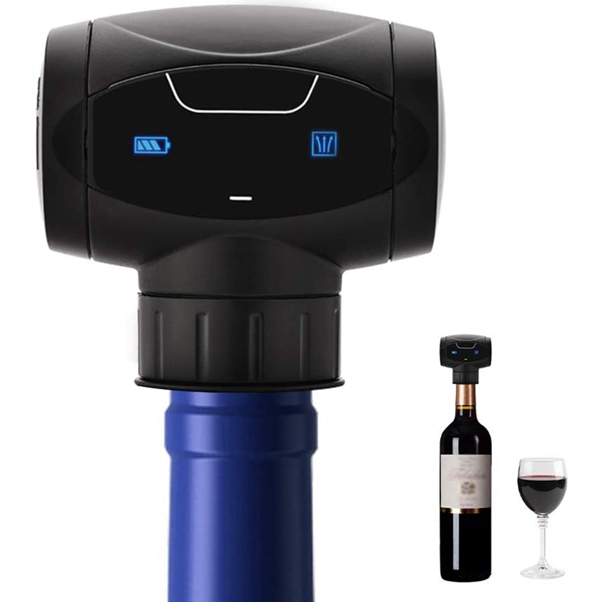 NEW Food Network Wine Preserver Saver 3 Piece Set 1 Vacuum Pump 2 Stoppers 