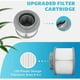 thumbnail image 3 of Filtro de repuesto Lafiucy para MSPA FD2089, bomba de cartucho de filtro para piscinas, jacuzzis y spas, 4 piezas, 3 of 5