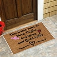 thumbnail image 4 of Funny Welcome Doormat, Outdoor Rug Many Beautiful Patterns Soft Absorbent Water Non-Slip Easy-Clean 15.7x23.6in Brown, 4 of 7