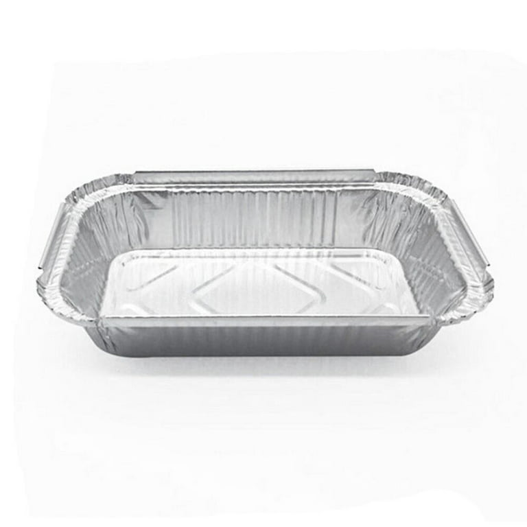 30PCS 20CM Square Air Fryer Aluminum Foil Pan Oven BBQ Tray Food Containers  Cakes Kitchen Supplies Lunch Boxes Kitchen Gadget