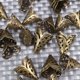 thumbnail image 4 of 50 piezas de metal de filigrana de cono hueco flor tapa de cuentas para la fabricación de joyas de bricolaje 15 x 16 mm (Antibrass), 4 of 5