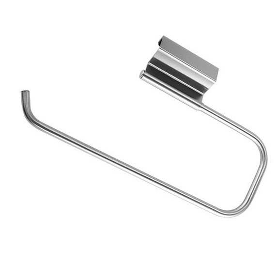 lixuesong Cabinet Door Paper Towel Holder Paper Towel Hanger Holder Stainless Steels Kitchen Roll Paper Towel Holder Tissue Hanger