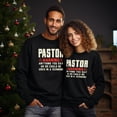 thumbnail image 2 of EcoLoom Pastor Warning Sermon Christian Preacher Minister Long Sleeve Unisex Midweight Crewneck Sweatshirt, 2 of 4