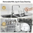 thumbnail image 6 of Secura Detachable Milk Frother and Steamer, 17oz Electric Milk Warmer 4-in-1 Hot/Cold Foam Maker for Latte, Macchiato, Hot Chocolate, Glass Milk Jug Dishwasher Safe (Upgraded), 6 of 6