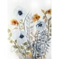 thumbnail image 2 of Charest, Doris 19x24 White Modern Wood Framed Museum Art Print Titled - Floral Embrace 1, 2 of 4