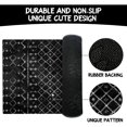 thumbnail image 7 of Boho Kitchen Mat Set of 2,Modern Farmhouse Kitchen Rugs and Mats Non Skid Washable,Moroccan Boho Runner Rugs with Rubber Backing for Kitchen Decor and Accessories (Black 17"x47"+17"x30"), 7 of 7