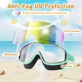 thumbnail image 3 of Pack de 2 gafas de natación VeGovia para niños de 6 a 14 años, antivaho, UV 180°, 3 of 6